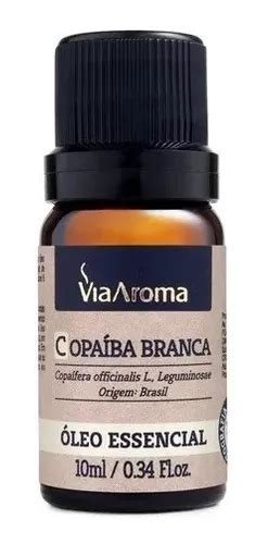 Óleo Essencial De Copaíba Branca 10ml Via Aroma 100 Puro MercadoLivre