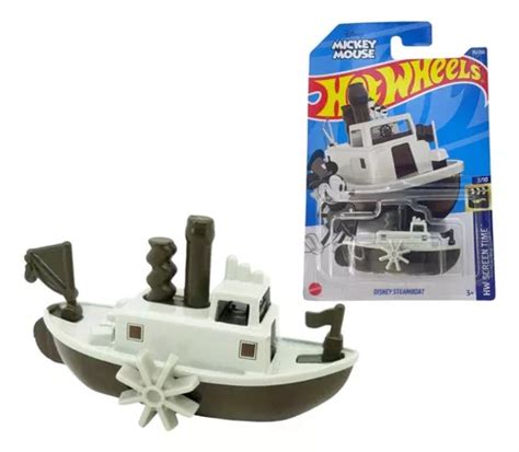 Hot Wheels Screen Time Barco Mickey Disney Steamboat Marro Parcelamento Sem Juros