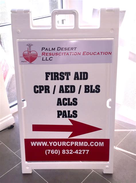 First Aid Cpr Aed Acls Pals Nrp Iv Therapy Sign Palm