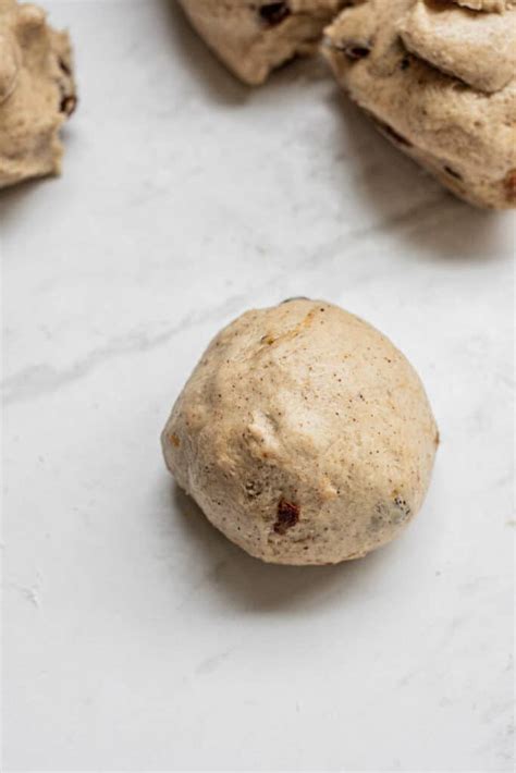 Sourdough Hot Cross Buns Baking With Butter