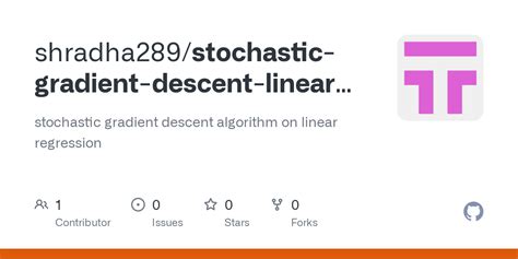 Github Shradha289 Stochastic Gradient Descent Linear Regression Stochastic Gradient Descent