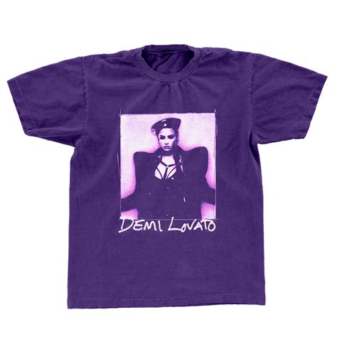 Lilac Gradient Photo T Shirt Demi Lovato Official Store