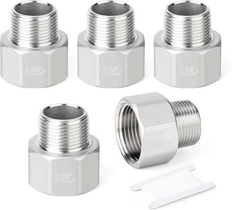 Taisher Pcs Stainless Steel Pipe Fitting Reducer Adapter