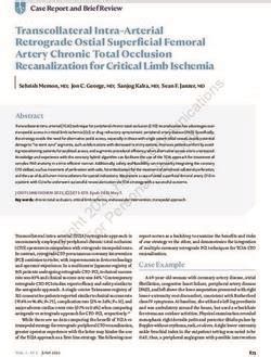 Transcollateral Intra Arterial Retrograde Ostial Superficial Femoral