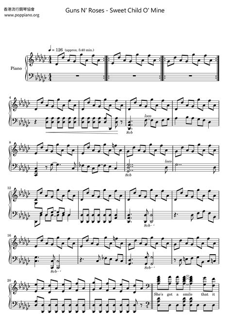 Sweet Child Of Mine Tab 8