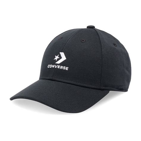 Promo Topi Converse Lock Up Baseball Cap Black Casual Lifestyle