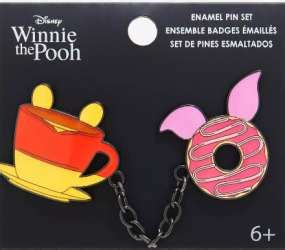Winnie The Pooh Coffee Donut Set Hot Topic Disney Loungefly Disney Pin