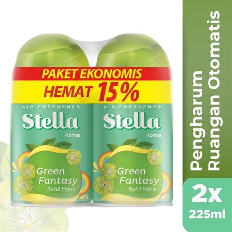 Jual Stella Matic Refill Pewangi Ruangan Otomatis Green Fantasy Ml