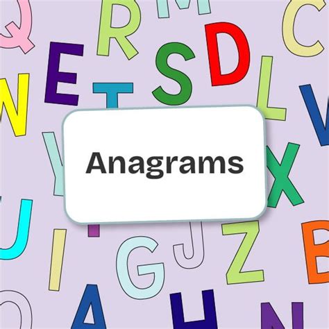 Anagrams | Fun Online ESL Games for Children