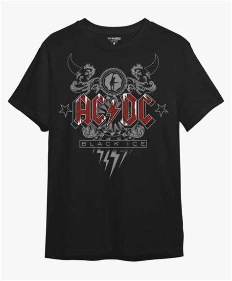 Promo Kaos Baju Band Musik Metal Rock Legend Acdc Black Ice Diskon