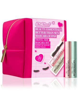 Too Faced Pc Beauty Essentials Better Than Sex Mascara Icons Set Macy S