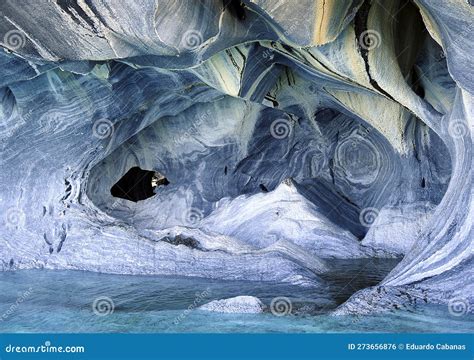 Marble Chapel and Cathedral on General Carrera Lake on the Austral ...