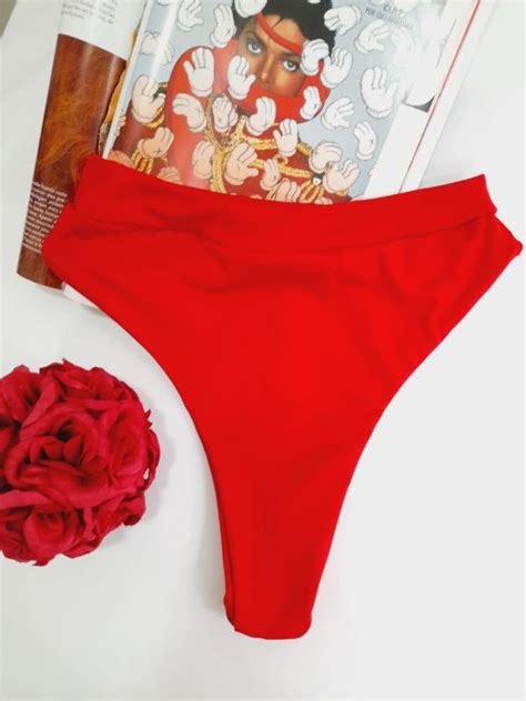 Calcinha Avulsa Hot Pants Vermelho BOOH BRASIL Calcinha Magazine Luiza