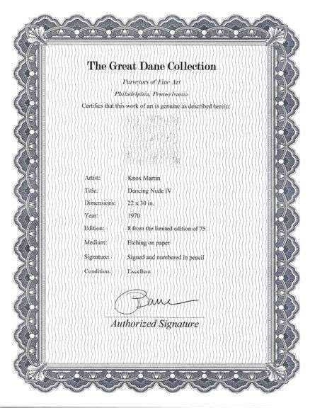 Collectible Knox Martin Dancing Nude Iv Seized Property Auctions