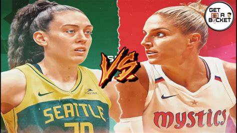 Elena Delle Donne Vs Breanna Stewart Wnba Mvps Mystics Vs Storm