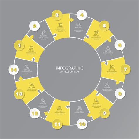 Premium Vector Basic Circle Infographic With Steps Process Or