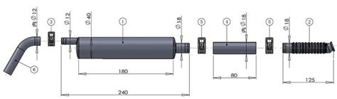 Tube D Chappement Flexible Dle Ra Intermodel Sas