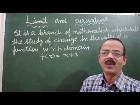 Limit And Derivatives Class Youtube