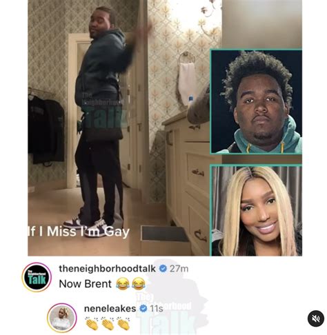 Nene S Son Brentt Leakes Comes Out As Gay
