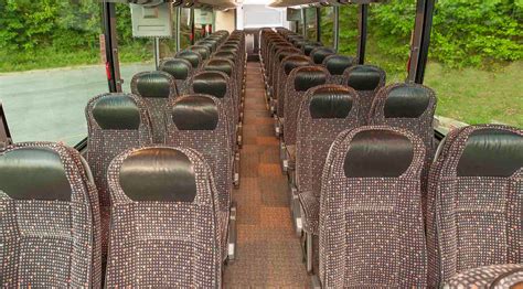 55 Passenger Coach Bus Interior Atlantic Limo