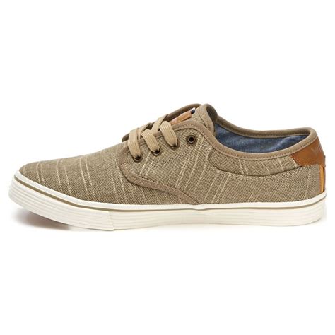 Кеды мужские Wrangler Calypso Derby WM21000-025 текстильные коричневые ...