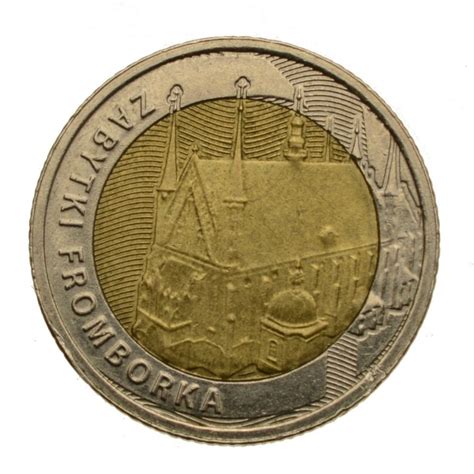 5 złotych Odkryj Polskę Zabytki Fromborka monety gdynia pl