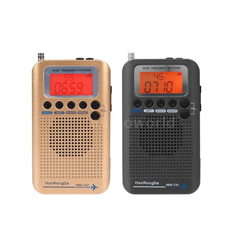 hanrongda hrd - 737 เครื่องบินแบบพกพารับสัญญาณ fm/am/sw/cb/vhf | Shopee ...