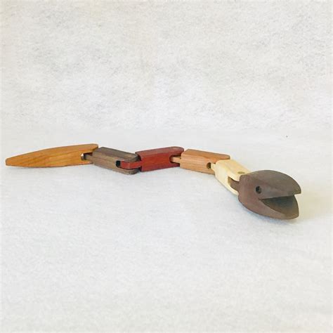 Wooden Toy Snake, Toy Snake, Natural Toys, Puzzles - Etsy