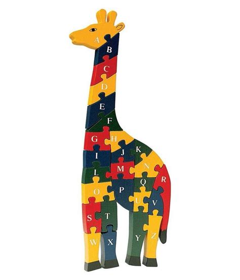 Wooden In Giraffe Jigsaw Puzzle By Mr Toywoods Buy Wooden In