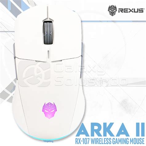 Jual Rexus Arka Ii Rx Rgb Wireless Ambidextrous Gaming Mouse