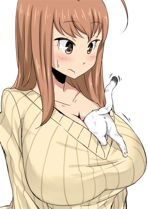 Animal Between Breasts Danbooru