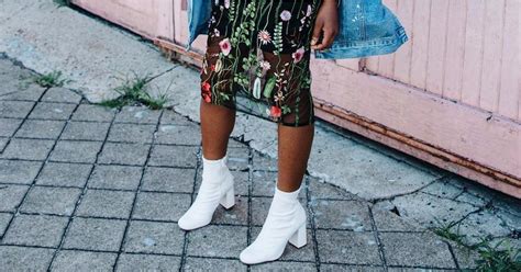 How To Wear White Boots In The Fall Popsugar Fashion