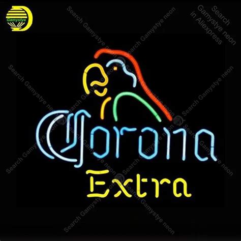 Coron Extra Parrot Neon Sign Neon Lamp Glass Tube Beer Bar Pub Store