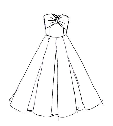 Drawings A Dress At Benjamin Martinez Blog