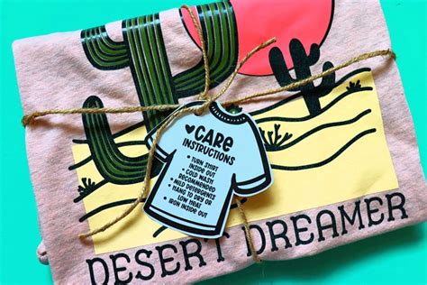 Free Printable Care Instructions For Vinyl Shirts Offers Online
