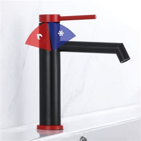 Modern Basin Sink Faucet Stainless Steel Hot Cold Mixer Crane Tap