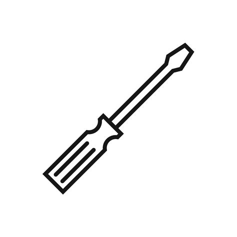 Screwdriver Clipart Black And White