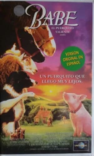 Babe El Puerquito Valiente version En Español Vhs MercadoLibre