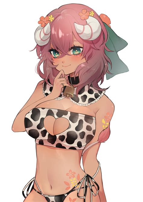 Cow In A Cow Bikini Dont Mind If I Do R MonsterGirl