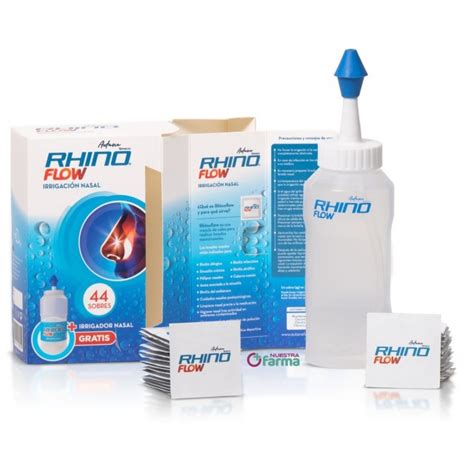 Rhinoflow Estuche Irrigador Nasal Sobres G Botella Ml