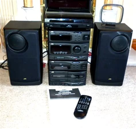 Quality Jvc Hi Fi System With Active Speakers And Bush Turntable £24900