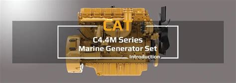 CAT C4.4M Engine (1500 RPM) | Caterpillar Generator Set Reseller