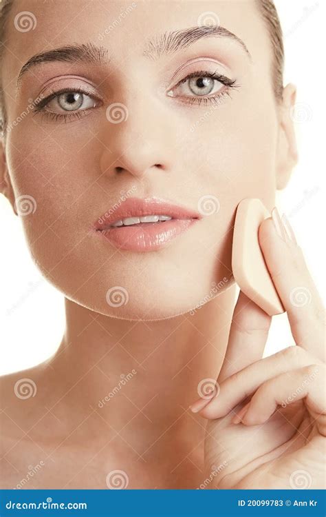 Pretty Girl With Beautiful Skin Stock Image Image Of Gray Clean