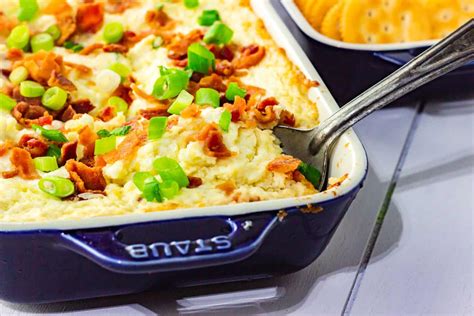 Baked Cheese Dip With Bacon Just Dip Recipes