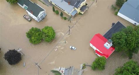 Photos Show The Aftermath Of Vermont Flooding With Roads Submerged