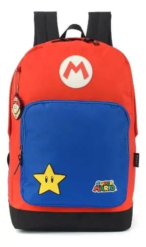 Mochila Escolar Luxcel Super Mario Mochila Super Mario De Costas Luxcel