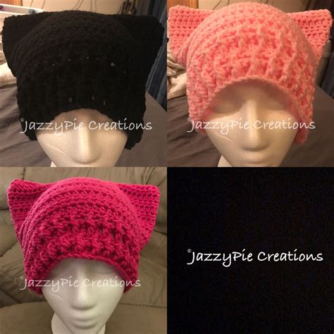 Pink Pussyhat Pussy Cat Hat Feminist Hat Pink Pussy Hat Etsy
