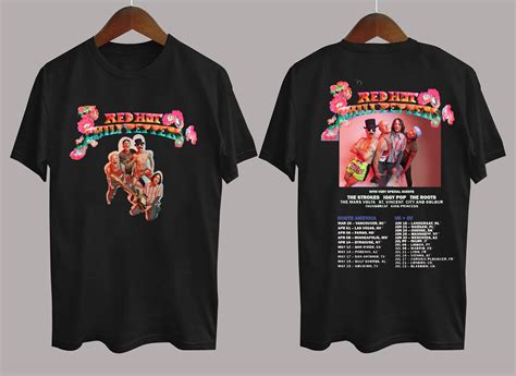 Red Hot Chili Peppers Announce Global Tour Shirt Red Hot Chili Peppers World Tour
