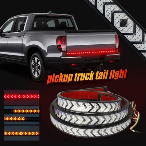 1PCS LED Truck Tailgate Light Bar Running 12V 24V Brake Red Turn