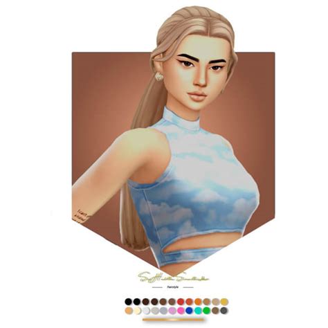 Courtney Hairstyle The Sims Guide